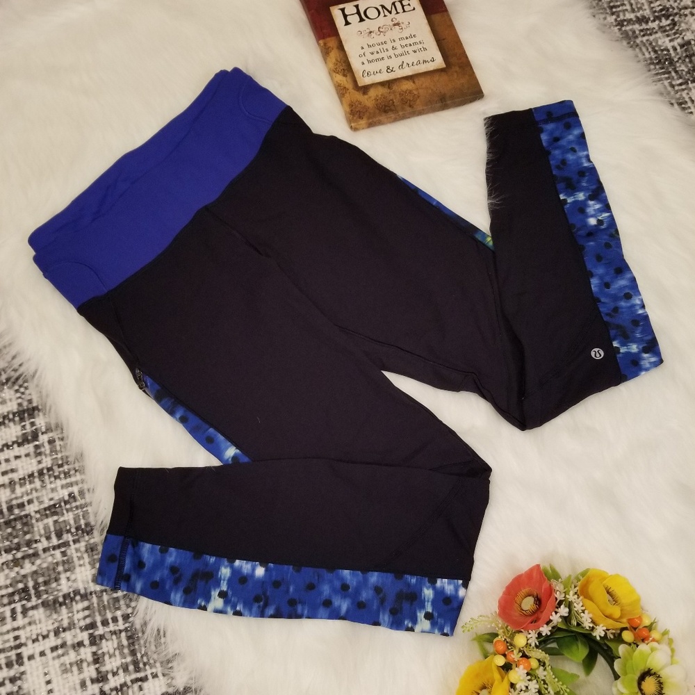 🌻$180 LULULEMON FULL LENGTH LEGGINGS POCKET LOGO!